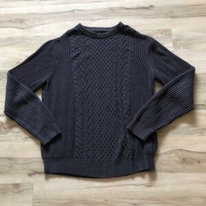 Grey Cable Knit Buffalo David Bitton Sweater